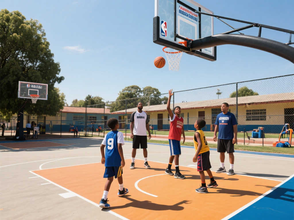 NBA联盟启动全新公益项目,助力基层篮球成长 NBA联盟启动全新公益项目,助力基层篮球成长